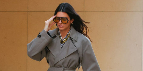 Bottega Veneta BV1273S 003 Drop Aviator - As Seen On Kendall Jenner & Bad Bunny