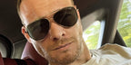 Turkish-American actor Kerem Bursin was seen wearing gold Ray-Ban Aviator Reverse RB R0101S 001/VR sunglasses in his Instagram story, June 2025. Shop online now on Pretavoir