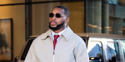 American football player Kevin Byard of the Chicago Bears was seen wearing silver Gucci GG1703S 001 sunglasses in his Instagram post, November 2025.