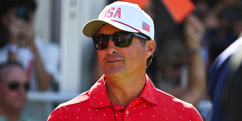 American professional golfer Kevin Kisner was seen wearing black Oakley Sylas OO9448 06 Prizm Polarised sunglasses. Shop online now on Pretavoir