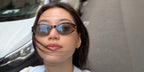 South Korean actress and singer Kim Do-yeon of the girl group Weki Meki was seen wearing tortoiseshell Saint Laurent SL 567 002 oval sunglasses in Paris, July 2025. Shop online now on Pretavoir