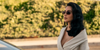 Kim Kardashian as Allura Grant in Ryan Murphy's 'All's Fair' wearing Cartier CT0498S 005 Sunglasses