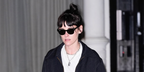 Kristen Stewart was seen wearing black Ray-Ban RB 0707S 901/31 sunglasses in New York City, December 2025.