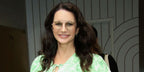 Kristin Davis was seen wearing gold Ray-Ban RB 6489 2500 aviator optical glasses outside The Today's Show promoting And Just Like That, June 2023