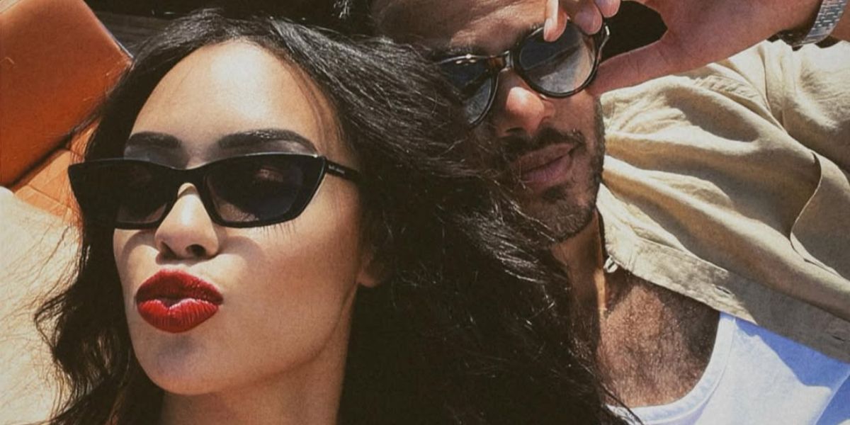 Digital creator Kristy Sarah Scott was seen wearing black Saint Laurent SL 277 009 sunglasses during vacation in Greece, shared through her Instagram post. Shop online now on Pretavoir