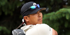 Professional golfer Kurt Kitayama was seen wearing black Oakley Flak 2.0 XL OO9188 05 sunglasses prior to the 3M Open 2026 in Minnesota.