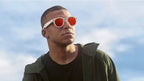 Kylian Mbappe was seen wearing white Oakley Meta Hstn OW8002 04 Prizm Smart Glasses in the Oakley Meta campaign. Shop online now on Pretavoir