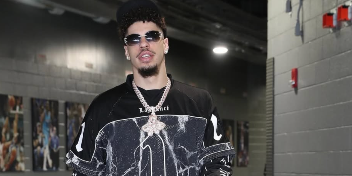 LaMelo Ball is seen wearing Cartier CT0011RS 001 sunglasses in his Instagram post