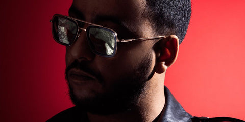 French rapper Lacrim was seen wearing gold and matte grey Dita Flight .006 7806 C sunglasses in his YouTube Music cover photo. Shop online now on Pretavoir