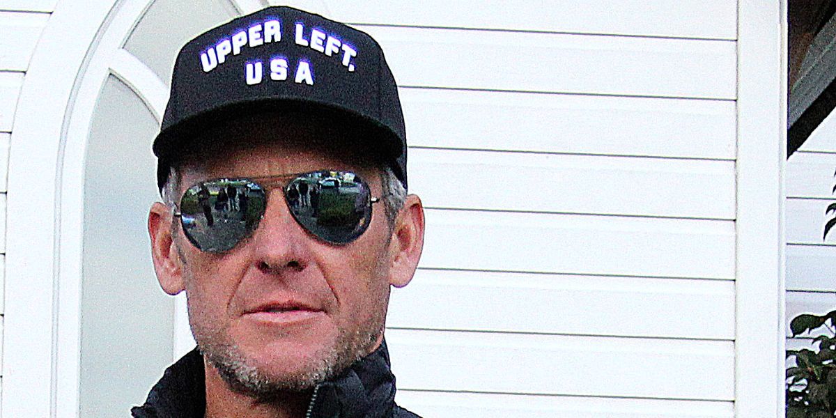 Former professional cyclist Lance Amrstrong was seen wearing Ray-Ban Aviator Silver Mirror RB 3025 W3277 sunglasses