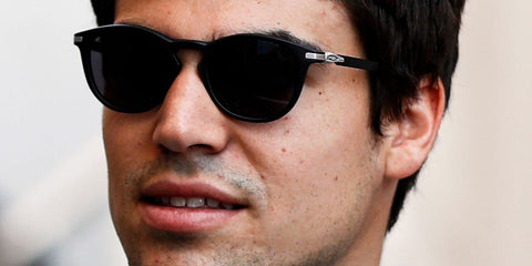 Lance Stroll wears Oakley Pitchman R OO9439 01 Prizm sunglasses