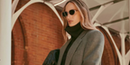 Lauren Santo Domingo was seen wearing gold Saint Laurent Sun SL 692 003 round sunglasses in her Instagram post, September 2024