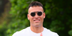 Argentine footballer Lautaro Martinez was seen wearing silver Dolce&Gabbana DG2295 05/87 sunglasses at FC Internazionale training camp in Como, Italy, August 2024.