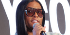 Law Roach wears Tom Ford Achilles TF1182 05E Photochromic sunglasses in an event