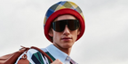 Levon Hawke, son of Ethan Hawke and Uma Thurman, was seen wearing Loewe Signature LW40202U 02A Speed Shield sunglasses in the Loewe Pre-Fall 2026 campaign.
