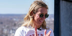 Basketball player Lexie Hull of Indiana Fever was seen wearing gold Ray-Ban Jim RB 3694 001/31 sunglasses at Indianapolis Motor Speedway, February 2025. Shop online now on Pretavoir