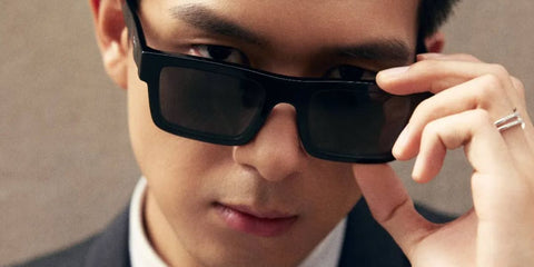 Chinese actor Li Xian was seen wearing black Prada PR 19WS 1AB5S0 sunglasses in a social media post. Shop online now on Pretavoir