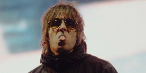Liam Gallagher was seen wearing black and gold Carrera Glory 2M286 sunglasses with brown lenses. Shop online now on Pretavoir
