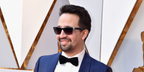Lin-Manuel Miranda was seen wearing black and beige Ray-Ban New Wayfarer 2132 875 sunglasses at the 90th Annual Academy Awards