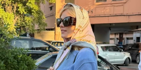 Celebrity, activist, and socialite Lola Bute was seen wearing black and havana Saint Laurent Sun Blaze SL M119 003 sunglasses in her Instagram post, January 2025.