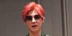 Chinese singer and actor Lu Han of the K-Pop group EXO was seen wearing Gucci GG0879S 001 sunglasses with grey gradient lenses at the Gucci 1961 club event in Shanghai, November 2020.