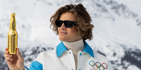 Norwegian-Brazilian alpine ski racer Lucas Pinheiro Braathen was seen wearing black Oakley Instagator OO9514 02 Prizm Polarised sunglasses at a Corona Golden Moment event in Livigno, Italy, shared through his Instagram post in February 2026.