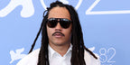 Luka Sabbat was seen wearing black Saint Laurent Sun SL 596 Dune 001 aviator sunglasses at the Venice Film Festival 2025. Shop online now on Pretavoir