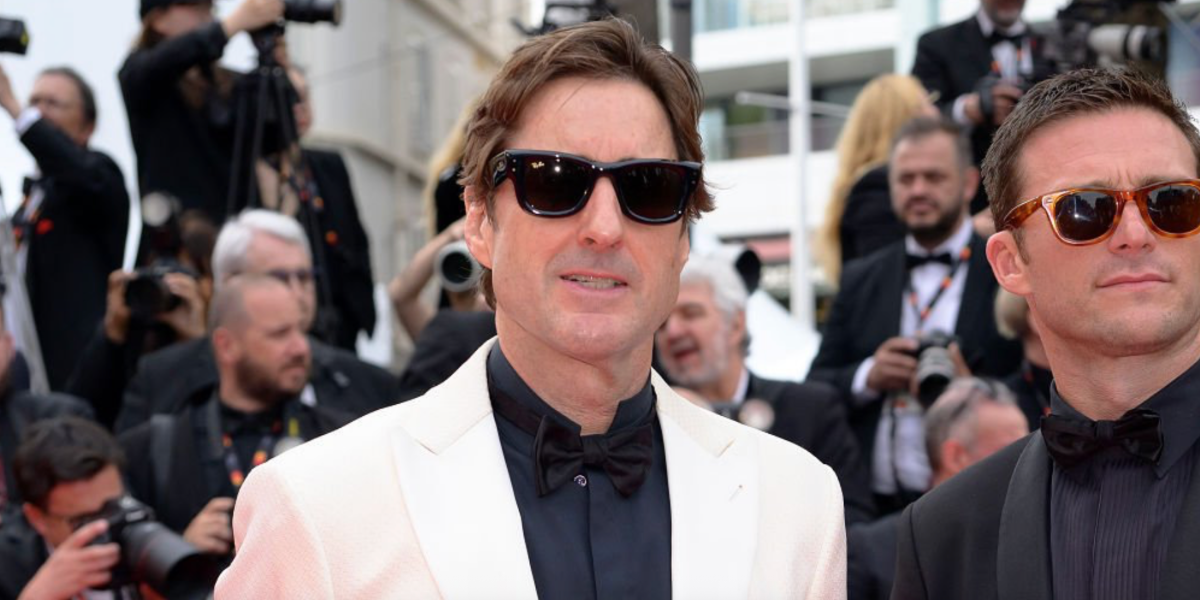 Luke Wilson was seen wearing black Ray-Ban Mega Wayfarer RB 0840S 901/31 sunglasses at the 2025 Cannes Film Festival