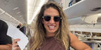 Mixed martial artist Mackenzie Dern was seen wearing Cartier CT0469S 001 sunglasses in her Facebook post, October 2025.