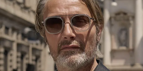 Mads Mikkelsen wearing Zegna sunglasses