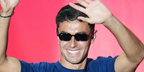 Spanish footballer Martin Zubimendi was seen wearing black Ray-Ban Zuri RB 4455 6677/71 sunglasses at the FIFA World Cup 2026 trophy parade in Madrid.