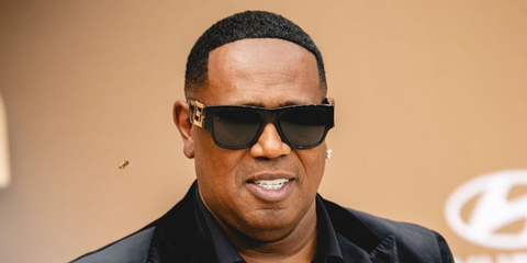 Rapper and actor Master P was seen wearing black Versace 4403 GB1/87 sunglasses at BET Awards 2026