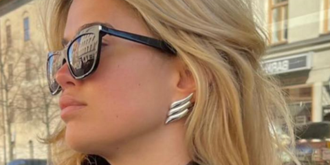 Matilda Djerf wears Saint Laurent Sun SL 339 001 Sunglasses - buy online.