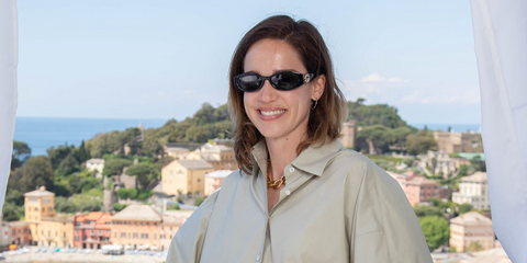 Italian actress and model Matilda Lutz was seen wearing black Gucci GG1660S 001 sunglasses at the Riviera Film Festival 2025. Shop online now on Pretavoir