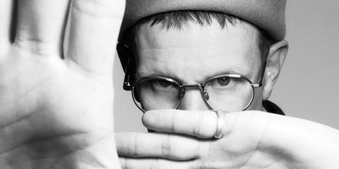 Actor Matt Smith was seen wearing Cutler and Gross Lennox CGOT 1428 03 round optical glasses in a Hunger Magazine feature, September 2025.