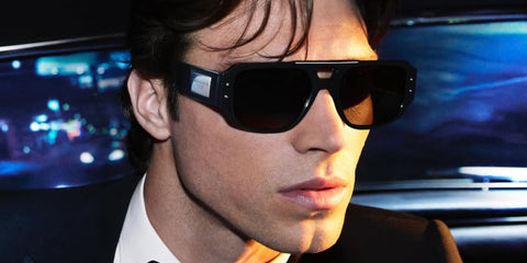 Actor and model Matthew Noszka was seen wearing black Dolce&Gabbana DG4482 501/87 sunglasses in the Dolce & Gabbana Fall/Winter 2024 Eyewear campaign. Shop online now on Pretavoir