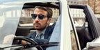 Matthias Schoenaerts is seen wearing Persol Cellor 3105S 1128/71 sunglasses in a fashion editorial for GQ