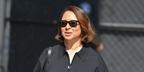 Maya Rudolph was seen wearing black Ray-Ban Wayfarer 2140 901/58 Polarised sunglasses at a taping of Jimmy Kimmel Live! in Los Angeles