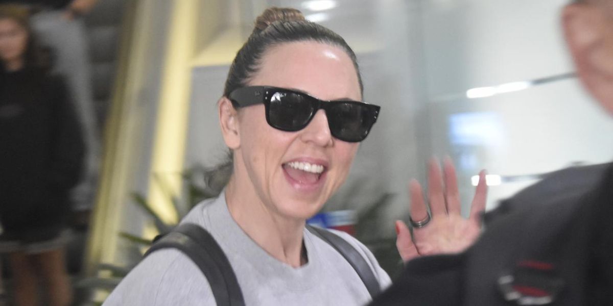Sporty Spice Mel C was seen wearing black Ray-Ban Mega Wayfarer RB 0840S 901/58 Polarised sunglasses