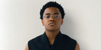 Michael Rainey Jr. was seen wearing brushed gold Matsuda M3104-A BG rimless optical glasses in an editorial page of Pause Magazine, June 2024