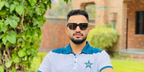 Pakistani cricketer Mohammad Nawaz was seen wearing black Gucci GG1084S 001 sunglasses in his Instagram post, March 2023.