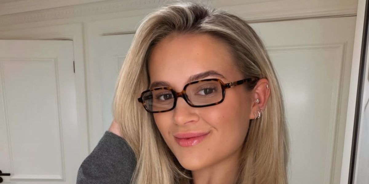 Miu Miu MU 11ZS 14L08N Blue Control - As Seen On Molly Mae Hague