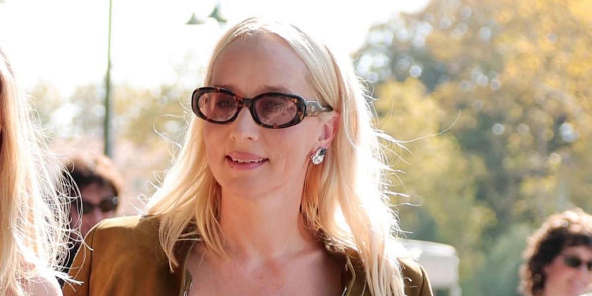 Norwegian filmmaker Mona Fastvold wore tortoise Miu Miu MU C01S 14L4I0 Ciel sunglasses at the 83rd Venice Film Festival, September 2026