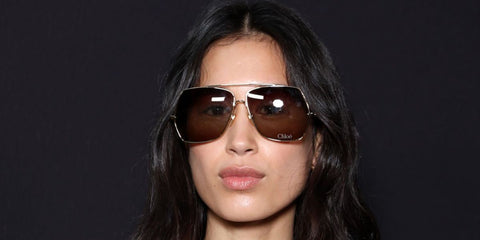 Northern Irish content creator Moya Mawhinney was seen wearing Chloe Aly CH0278S 001 sunglasses with brown gradient lenses at the Chloé Fall/Winter 2025 fashion show during Paris Fashion Week. Shop online now on Pretavoir