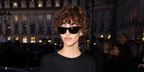 Photographer and filmmaker Nadia Lee Cohen was seen wearing black Tom Ford Anders-02 TF1363 01A sunglasses at the Tom Ford Fall/Winter 2026 fashion show during Paris Fashion Week