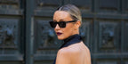Creative director and travel influencer Nataly Osmann was seen wearing black Saint Laurent Sun SL 461 Betty 001 sunglasses at the Hermes Spring/Summer 2025 fashion show during Paris Fashion Week.