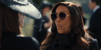 Niecy Nash was seen wearing gold and ivory Gucci GG0595S 008 oversized sunglasses in legal drama All's Fair episode 7 as Emerald Greene.