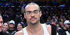 Actor Noah Centineo was seen wearing black and white gold Dita Senator Three DTX 137 01  optical glasses at a basketball game between the Los Angeles Lakers and the Cleveland Cavaliers in Los Angeles, March 2026.
