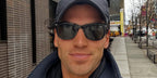 Actor Noah Fearnley was seen wearing black Ray-Ban Folding Wayfarer 4105 601 sunglasses in his Instagram post, November 2025.
