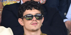 Noah Jupe was seen wearing black Bottega Veneta BV1442S 001 sunglasses at the Wimbledon Tennis Championships 2026.